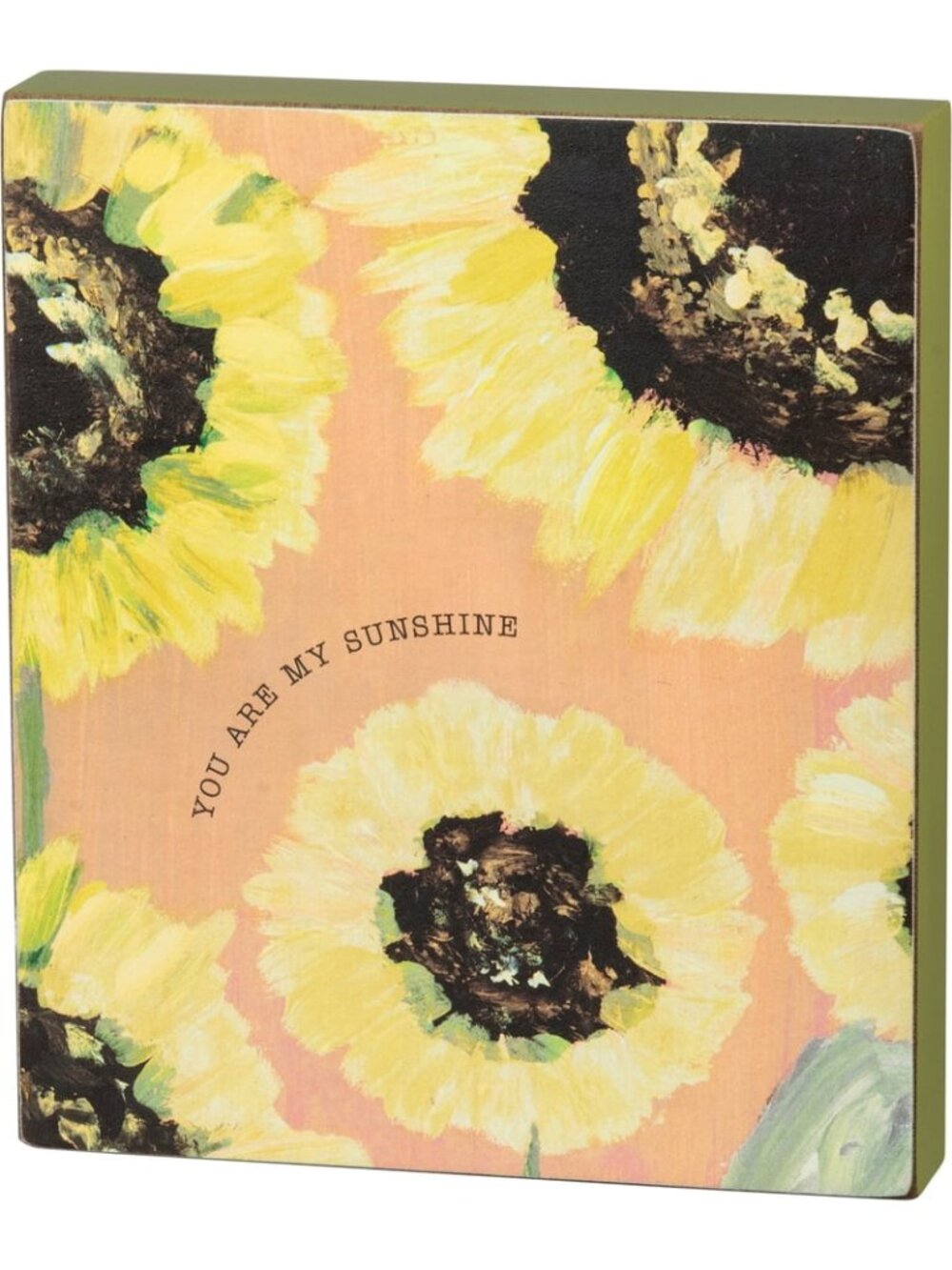Primitives by Kathy You Are My Sunshine Block Sign 7 Inches